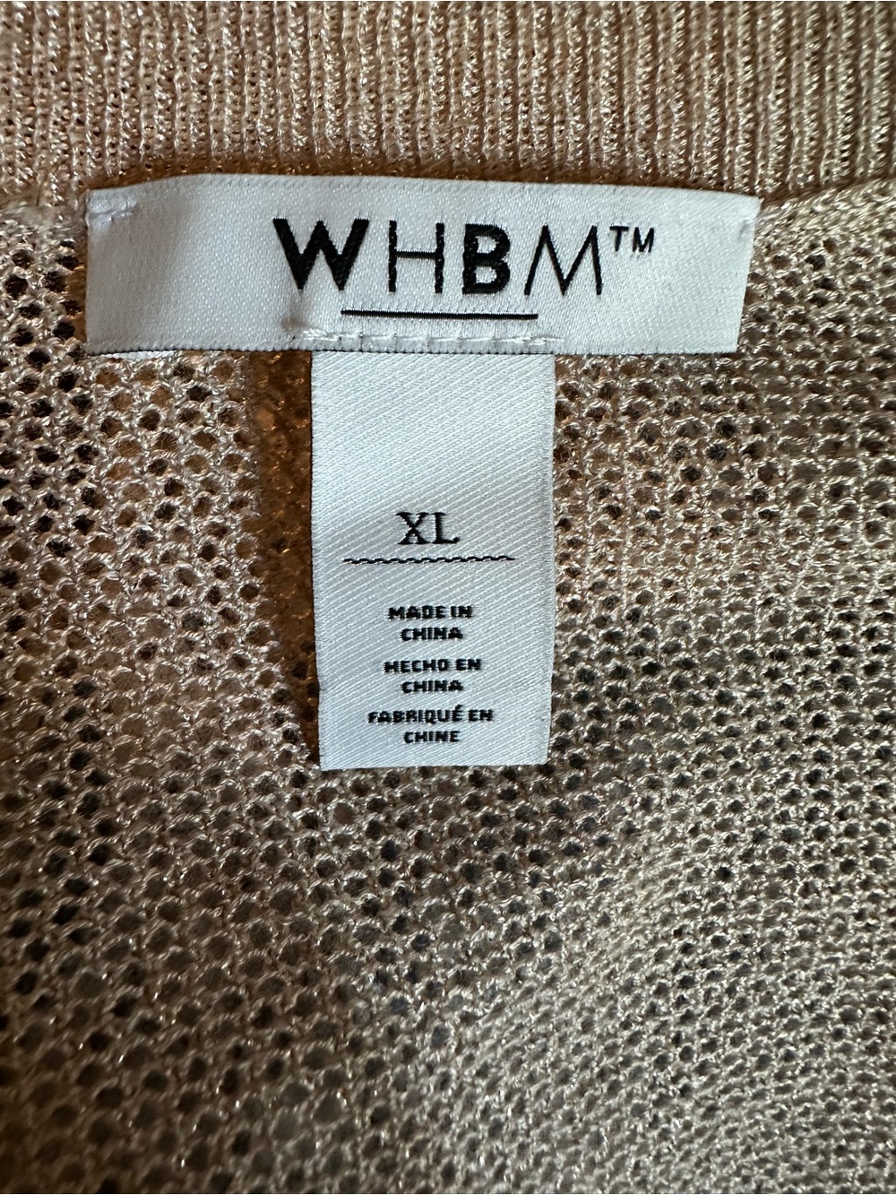 White House Black Market Metallic Mesh Sweater - Picture 9 of 12